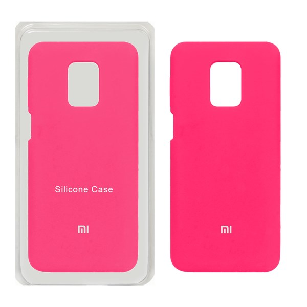 قاب سیلیکونی پاک کنی اورجینال Xiaomi Redmi Note 9S / Redmi Note 9 Pro / Redmi Note 9 Pro Max - صورتی فانتزی (پک اصلی)